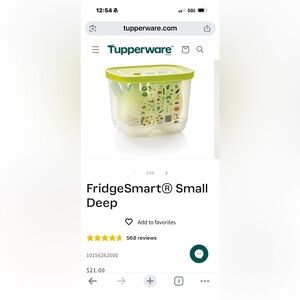 Fridgesmart containers with lids